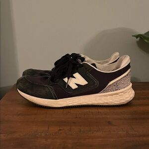 New Balance Black, White & Gray Athletic Sneakers